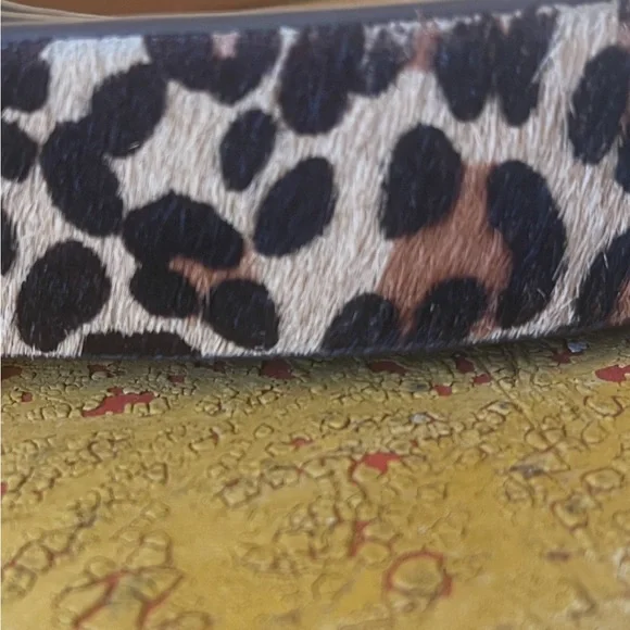 Michael Kors Leopard Print Belt with Gold Buckle - Picture 5 of 5